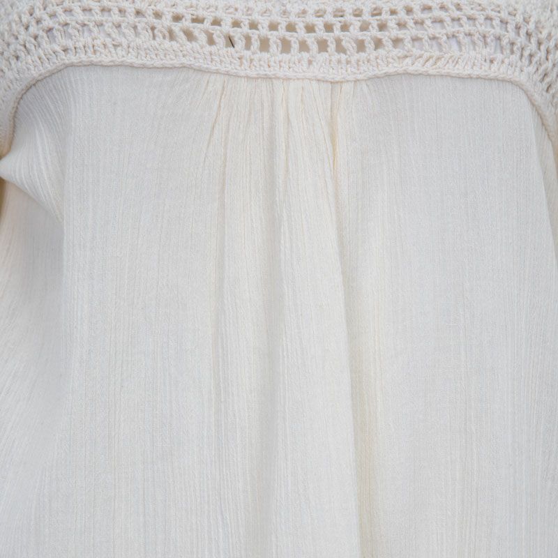 Tunique lacy crochet manches à volants Femme ANTIK BATIK