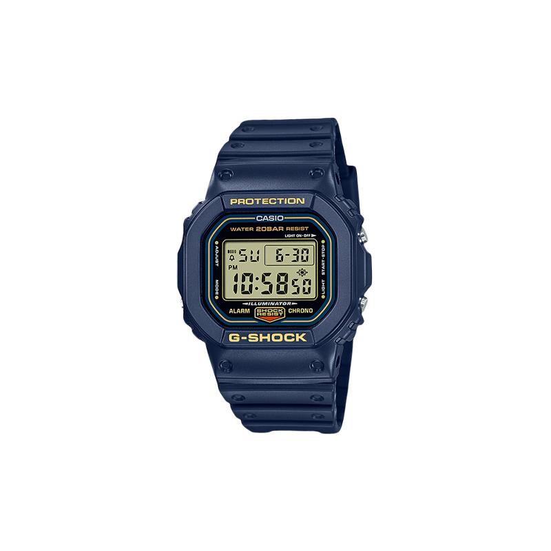 

Casio CASIOG-SQUAD series G-SHOCK ORIGIN series small square electronic luminous body backlighting countdown timer calendar quartz DW-5600RB-2 серый