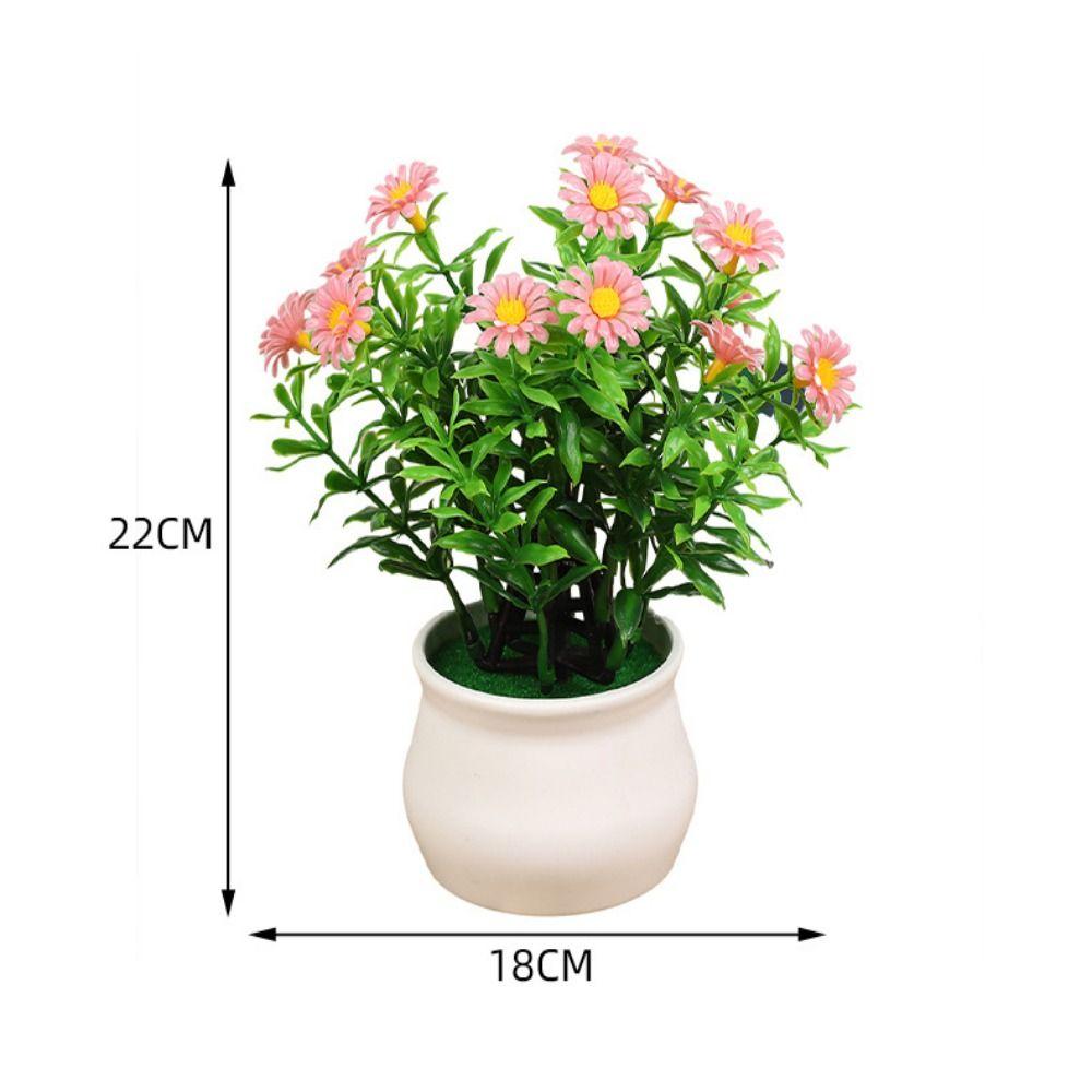 Plast Konstgjord Tusensköna Staket Liten Solros 5 Färger Hem Vardagsrum Prydnader Heminredning