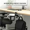 Desk Cup Holder With Side Hook, Clamp Mount for Keeping Drinks Beside Home Desk, Office Desk or Study Desk During Daily Desk Tasks