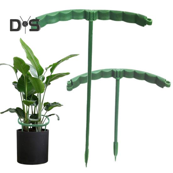 Plant Support Stakes Stackable Half Round Plant Stakes Easy Assembly Stake Trellis Plant Cages for Indoor Outdoor Tomato Monstera Hydrangea Climbing