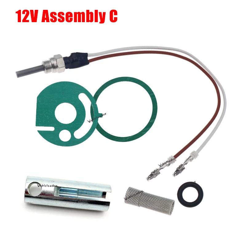 12V/24V Car Heater Parts Glow Plug Ceramic Pin+ Gaskets+Strainer+ Wrench For Eberspacher Hydronic D4WSC D5WSC 252106011000