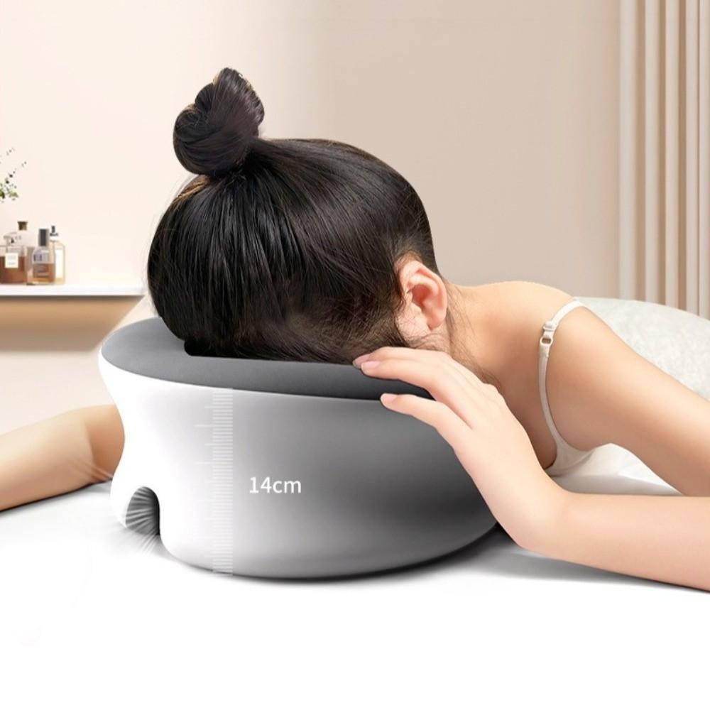 Breathable Memory Foam Pillow Ergonomic Shape Soft Face Rest Support Pillow Supportive Structure Comfortable Support