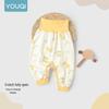 Youqi Baby High-Waisted Cotton Pants
