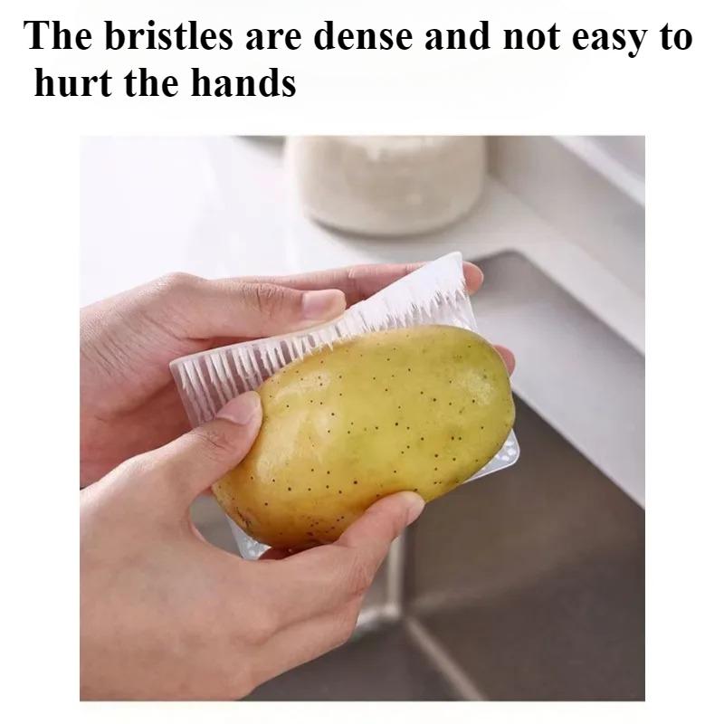 Narzędzia do czyszczenia kuchni Silikonowa szczotka do szorowania naczyń Szczotka do szczelin gospodarstwa domowego Owoce i warzywa Szczotka do czyszczenia Akcesoria do czyszczenia