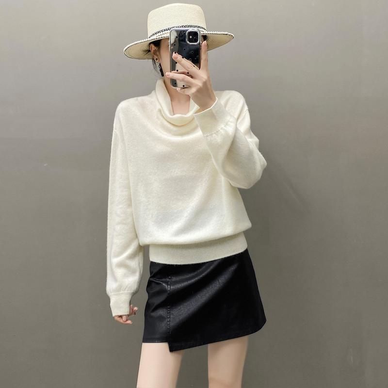 Qinghe 100% Pure Cashmere Women's Sweater - Ultra Soft Luxury Winter Pullover