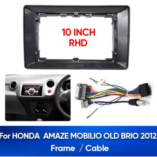 2012 Honda BRIO (10.1 ) Center Console Navigation, Android & Audio Panel Frame 10.1 inch