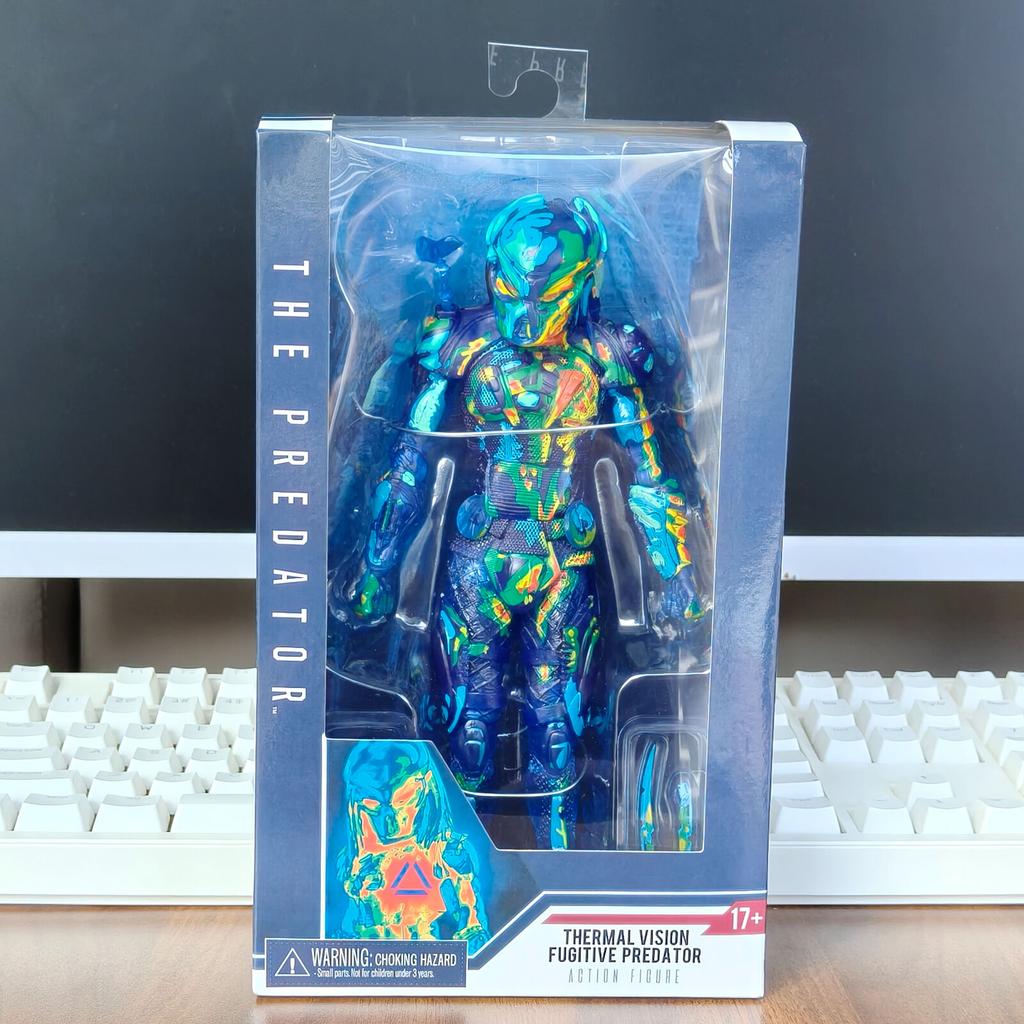 Predator Fugitive Figure Predator Thermal Vision Fugitive vs Aliens Predator Action Figure Model Toys Doll Birthday Gifts