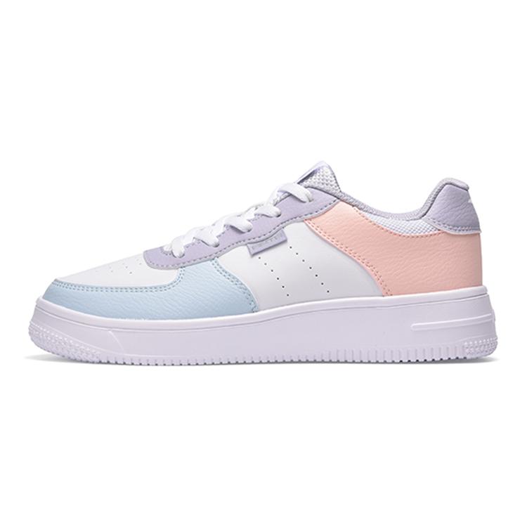 

New Anta Anti-Slip Wear-Resistant Low-Top Skateboard Shoes Women s White Blue Pink A33038000-9 38