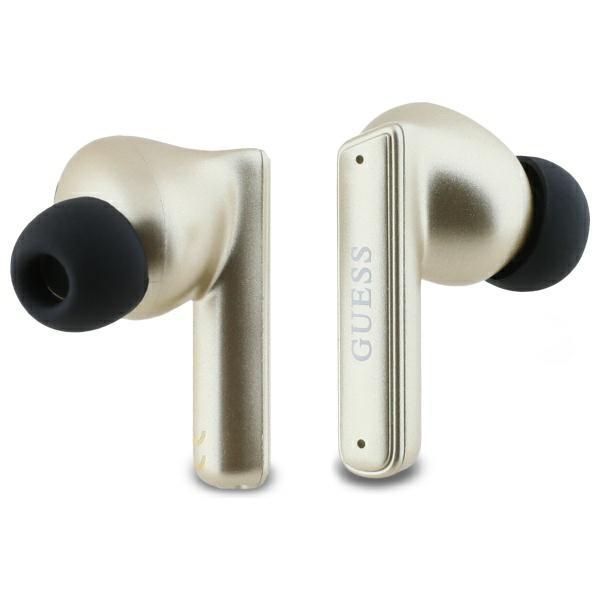 Guess Bluetooth Headphones Gutwst88Mctgd Tws + Docking Station Golden/Gold Capsule Printed Logo