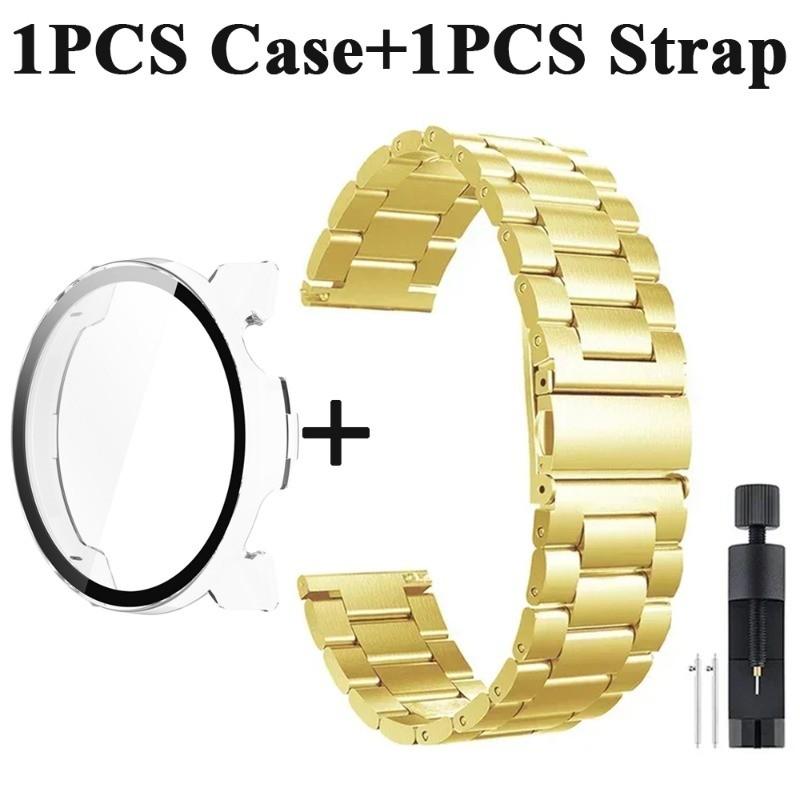 Replacement Bracelet for COROS PACE 2 3 Watchband Stainless Steel Metal Strap+PC Protective Shell for COROS Pace Pro