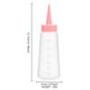 120Ml Salon Hair Oil Applicator Bottle Professional Hairdressing Dyeing Comb Graduated Bottles Barbershop Hairdresser Supplies