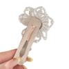 High-End Exquisite Pearl Flower Hair Clip for Women - Elegant BB and Bangs Hair Accessories