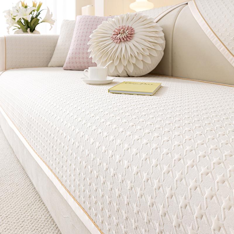 

Qiandongge Ice Silk Sofa Cushion Summer Summer Non-Slip Mat Cushion Cool Doudou Cold Feeling Leather Case Cover Cloth 70*70cm