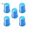 Flexible Rubber Knobs 5Pcs Universal EQ Rotary Knob Replacement Wear Resistant Mini Size Simple Installation Equalizer Potentiometer Fader