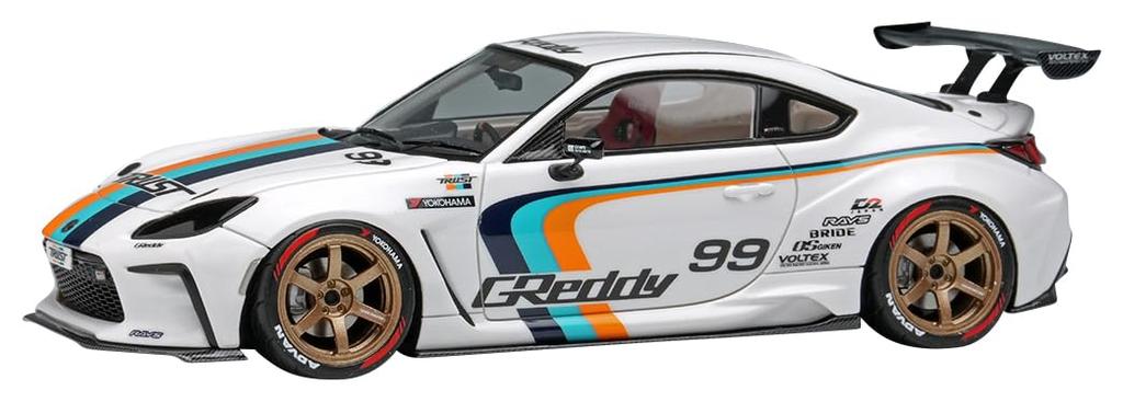 Makeup EIDOLON Trust Greddy GR86 Turbo Tokyo Auto Salon 2023 Finished Model EM664 1/43
