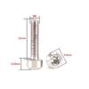 M6 Titanium Screw Torx Drive Socket Cap Screw Durable Fastener Screw  Motorcycle Upgrade