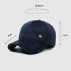 Autumn Winter Men's Outdoor Baseball Cap Velvet Thick Ear Protection Cap Cold Warm Middle-Aged and Elderly Cap
