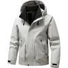 Men's Jacket Windbreaker Hiking Camping Coats Waterproof Outdoor Softshell Zipper Hooded Jackets Lightweight Spring Autumn Coats