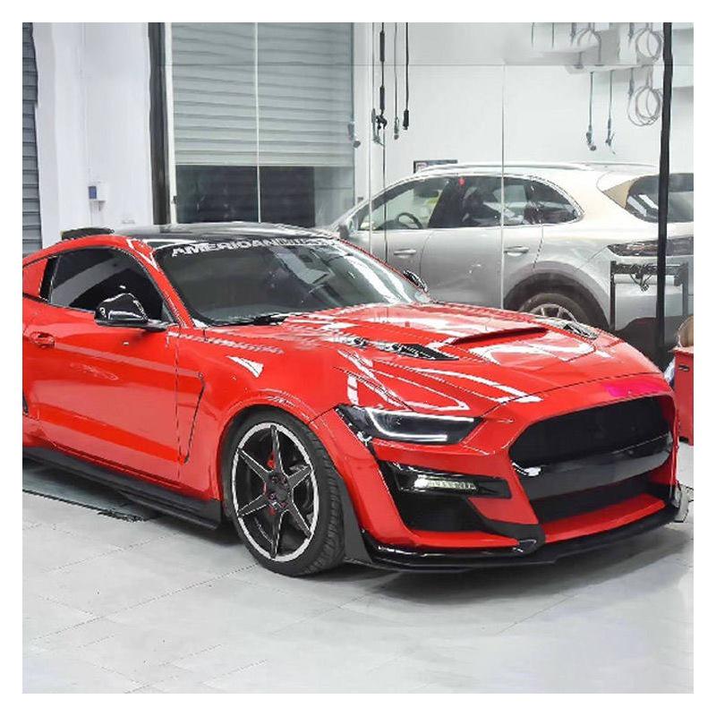 Compatible Front & Rear Bumper, Hood, and Fender for Ford Mustang GT500 Upgrade (2015-2023 Models)