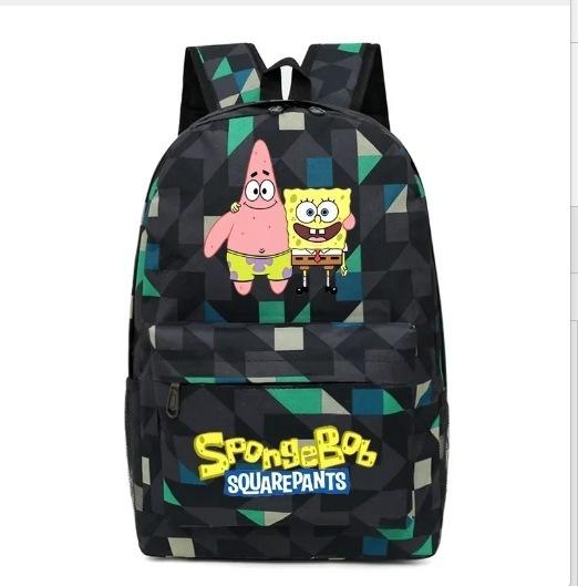 School Season Spongebob Squarepants Starry Sky School Bag Spongbob Student Travel Study Backpack