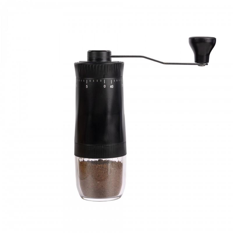 Manual Coffee Grinder With Ceramic Burr Adjustable Coarseness Portable Detachable Home Travel Use Adjustable Manual Coffee Grinder Black