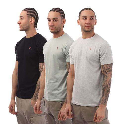 Farah Mens Laven T-Shirt (Pack of 3)