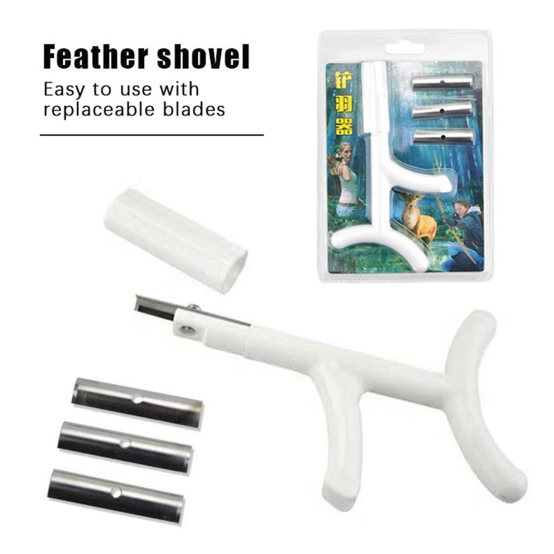 

1Set Outdoor Shooting Hunting Accessories Arrow Feather Scraper Stripper Remove Archery Arrow Vanes Tool білий