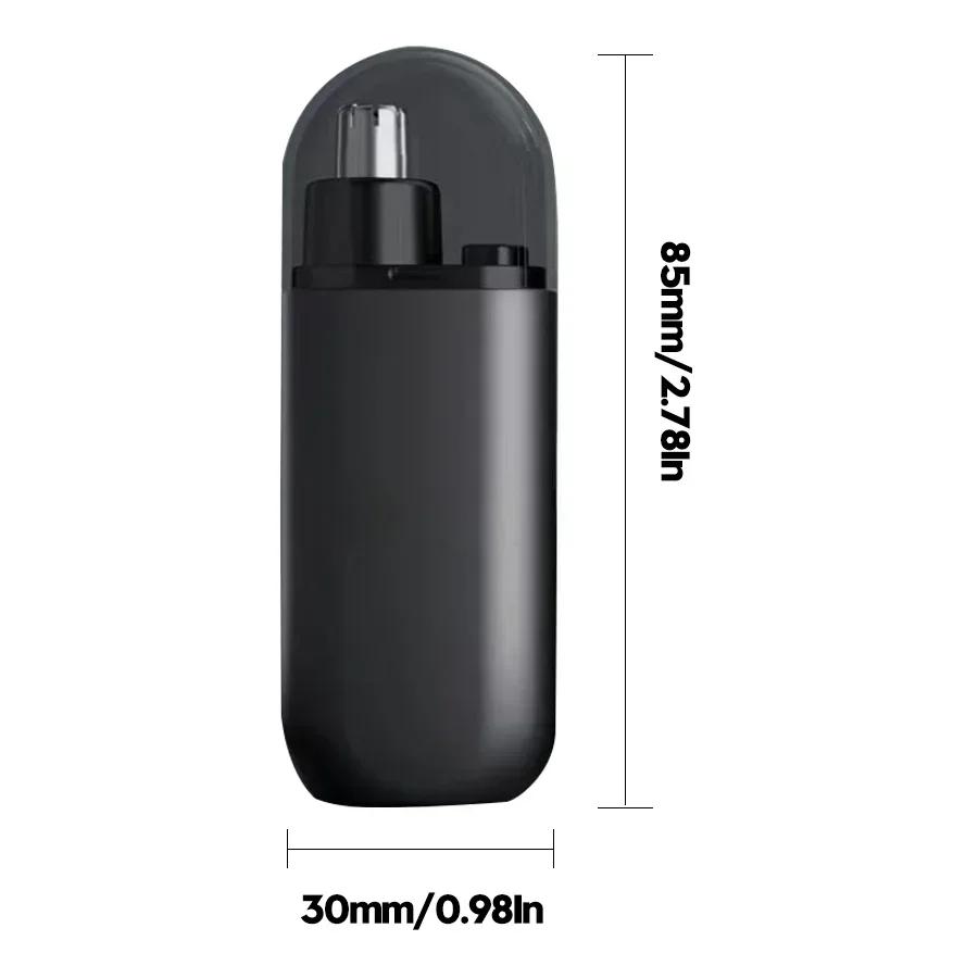 2 In 1 Electric Portable Ear And Nose Hair Trimmer Clipper 2026 Professional Painless Portable Eyebrow For Men