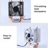 12V DC 3Pin/4Pin RGB LED CPU Cooler 2-Heatpipe Dual Tower Fan Cooling Heatsink Radiator for Intel LGA 775/1150/1151/1155/1156/1200/1366