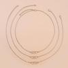 Necklace Suitable for 3 BFF Matching Heart Pendants Long Distance Friendship
