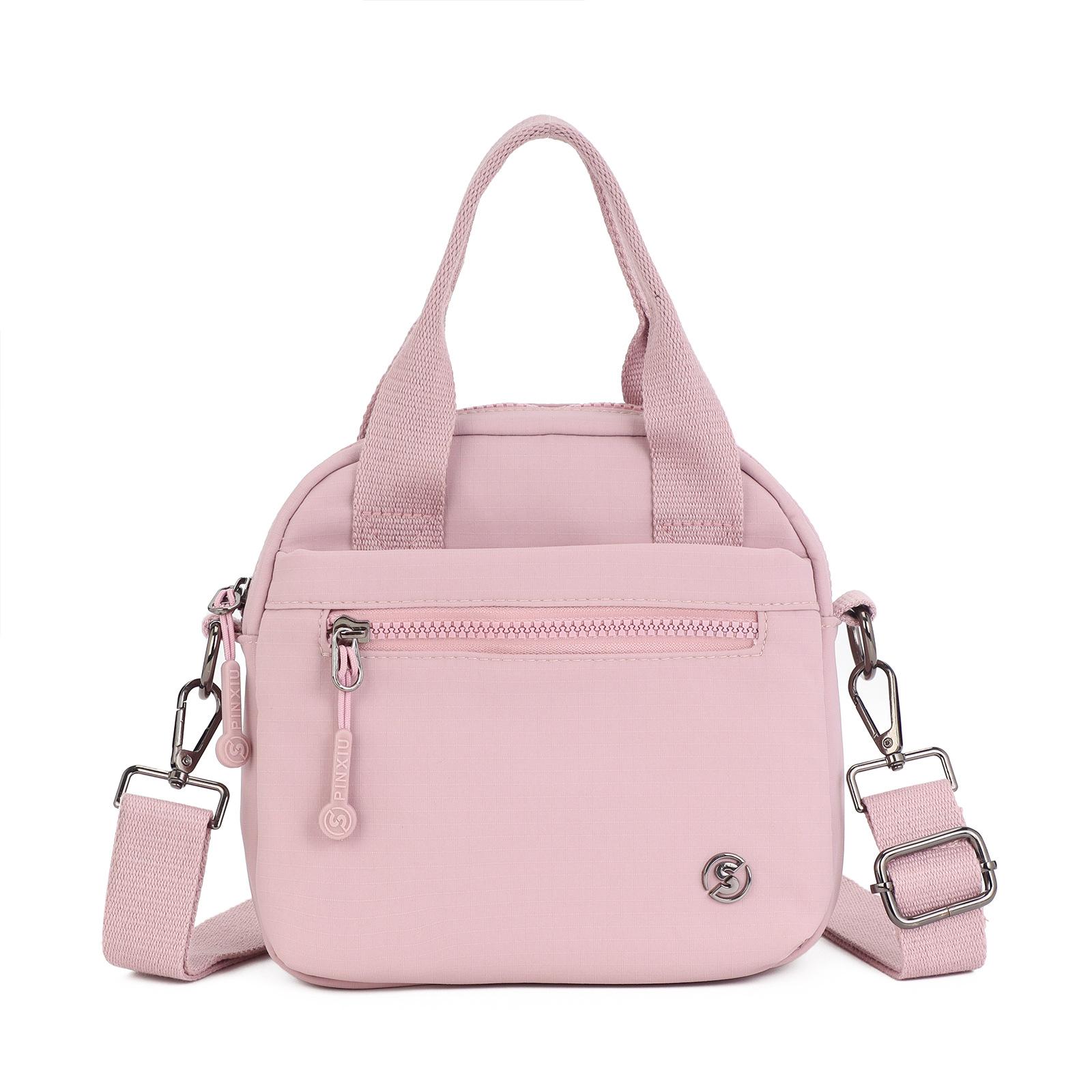 

Women s Versatile Oxford Cloth Handbag - Lightweight, Casual Shoulder & Crossbody Bag for Daily Use рожевий