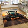 Retro Tractor Car 3D Truck Rug Carpet for Living Room Bedroom Home Decor,Floor Mat Non-slip Decoration for Sofa Doormat Kid Gift