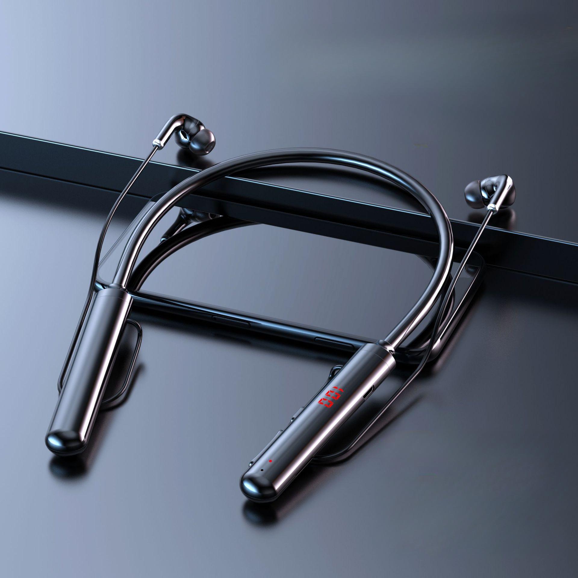 

Новая подвесная шейная Bluetooth-гарнитура 5.0 позволяет вставлять карту и отображать стереобеспроводную Bluetooth-гарнитуру, сверхдлинный режим ожидания чёрный