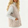 Women's Fashion Light Jacket Stand Collar Multicolor Zipper Button Coat