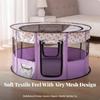 Whelping Enclosure with Mesh Panels | WipeClean Polyester textile, Lightweight Frame Design, Puppy