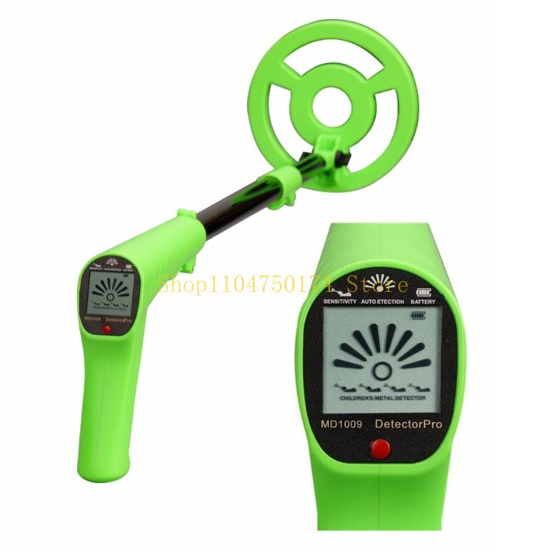 

Регульовані Дитячі Шукачі Скарбів Металошукачі РК-дисплей Для Досліджень на Відкритому Повітрі Топ продаж зелений