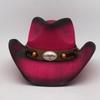 Western Cowboy Straw Hat Big Eaves Hat Sunscreen Shade Beach Hat Hard Straw Hat