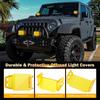 4/5 Inch Amber Side Illuminated LED Pods Covers Protective Shield Cover