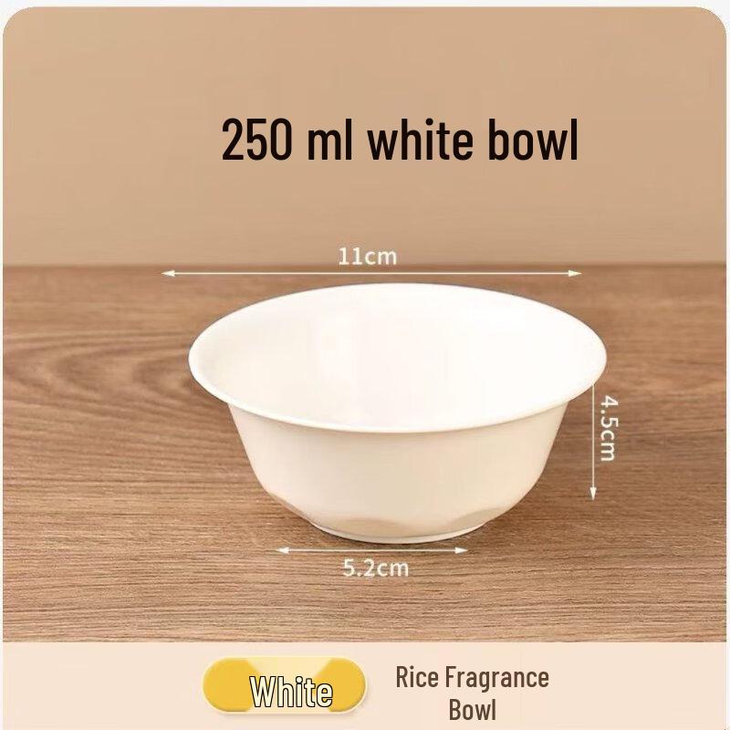 ZISIZ Disposable Rice Husk Dinnerware Set