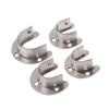 Supporto per Armadio 19/22/25/32mm Presa per Asta Acciaio Inossidabile Supporto per Asta a Flangia Supporto per Asta Tenda Doccia Supporto di Tensione