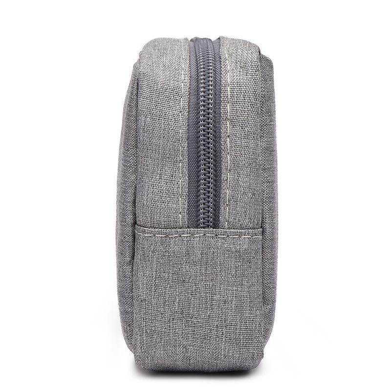 Water-resistant Cationic Portable Power Bank & Cable Storage Pouch for Digital Accessories