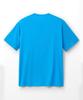 Hellinogseuweeo Zero Round Zip-Up Short Sleeve T-Shirt_Cyan Blue