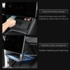 DQMN8 For Tesla Model Y 2024 Car Storage Box Hidden Storage Organizer Case Tray Under The Central Control Screen Model 3 2021-2022