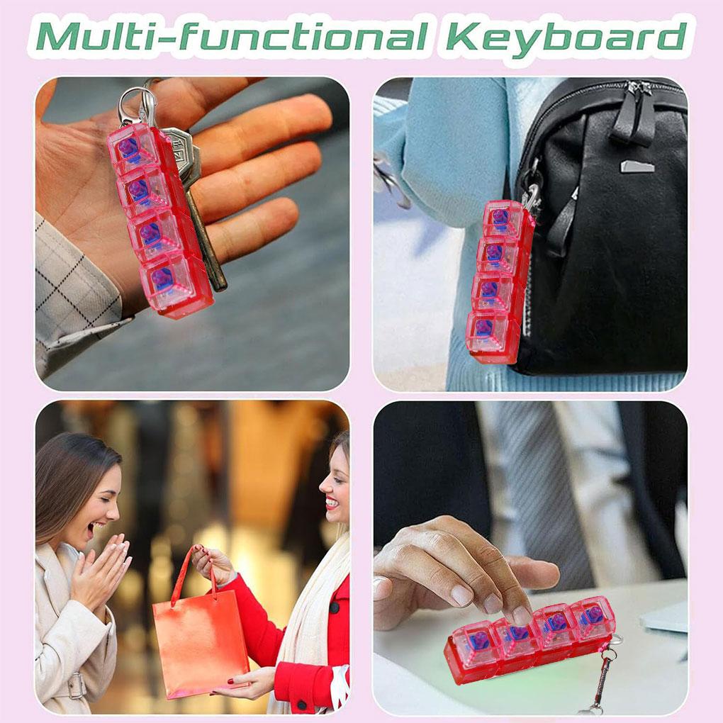 Keycap Clicky Keyboard For Toy Fun And Functional For Toys Keyboard For Keyring