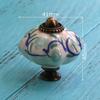 1x luxurious porcelain knobs handles Ceramic Drawer Dresser Knobs Pulls Kitchen Cabinet Furniture Bedroom Handle