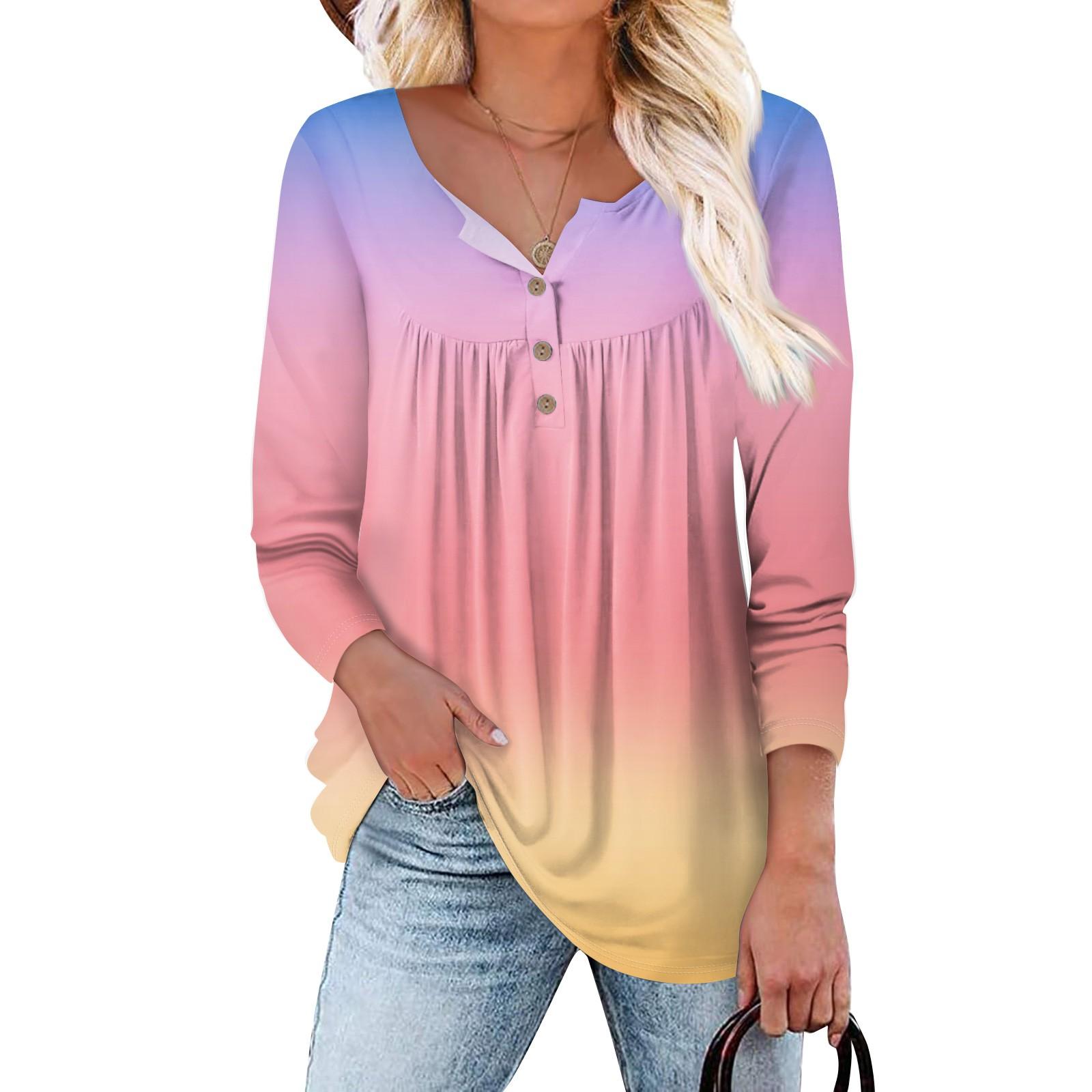 

Летняя женская мода, повседневная блузка с круглым вырезом и рукавами 3/4, пуловер с принтом XXL