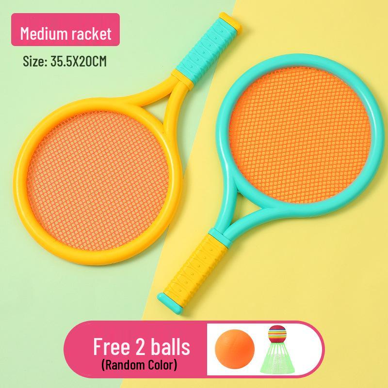 

Children s Badminton Racket for Ages 3-6: Outdoor/Indoor Parent-Child Plastic Toy for Boys and Girls