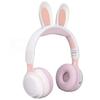   Ear   5.0 Headphones Folding Kids Wireless Headset with LED Color Light for PC Tablet Online Learning