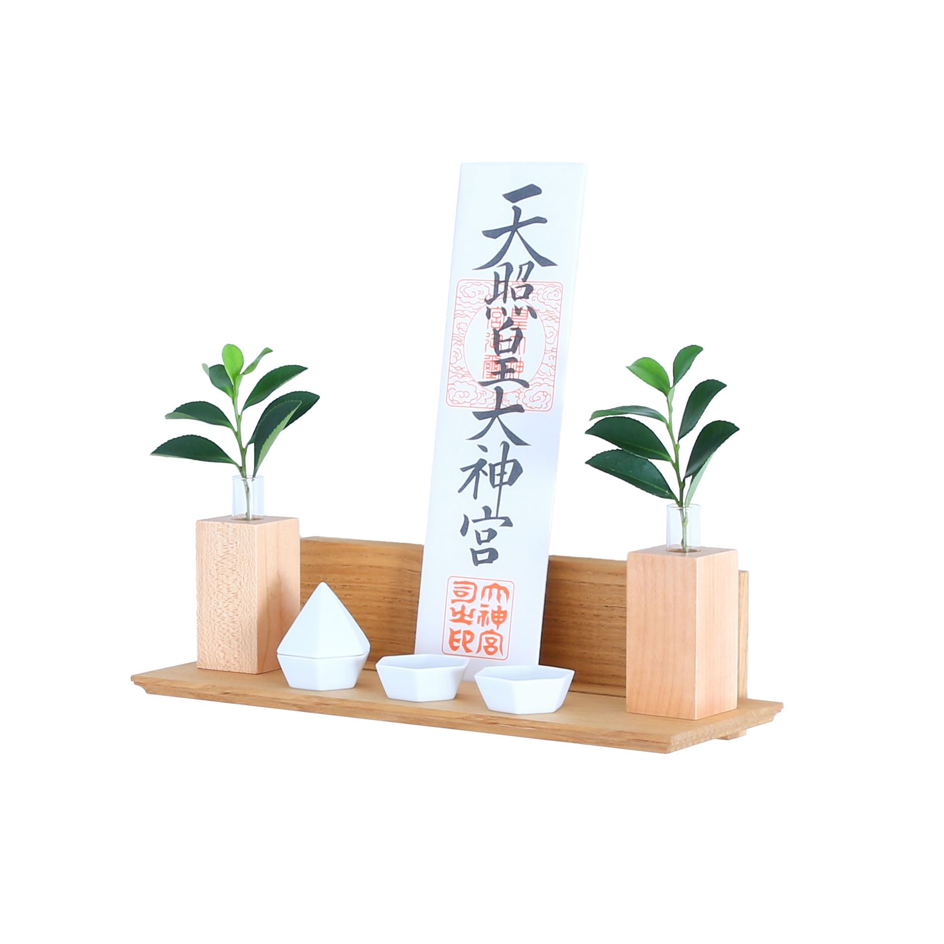 

Kamidana no Sato Modern Kamidana Shelf Set (Chestnut)